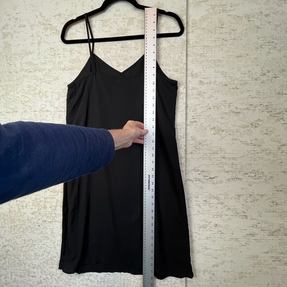 Selected Femme Black Slip Dress Size 36 USA 8 Cocktail Party Date Old Money - Picture 10 of 15
